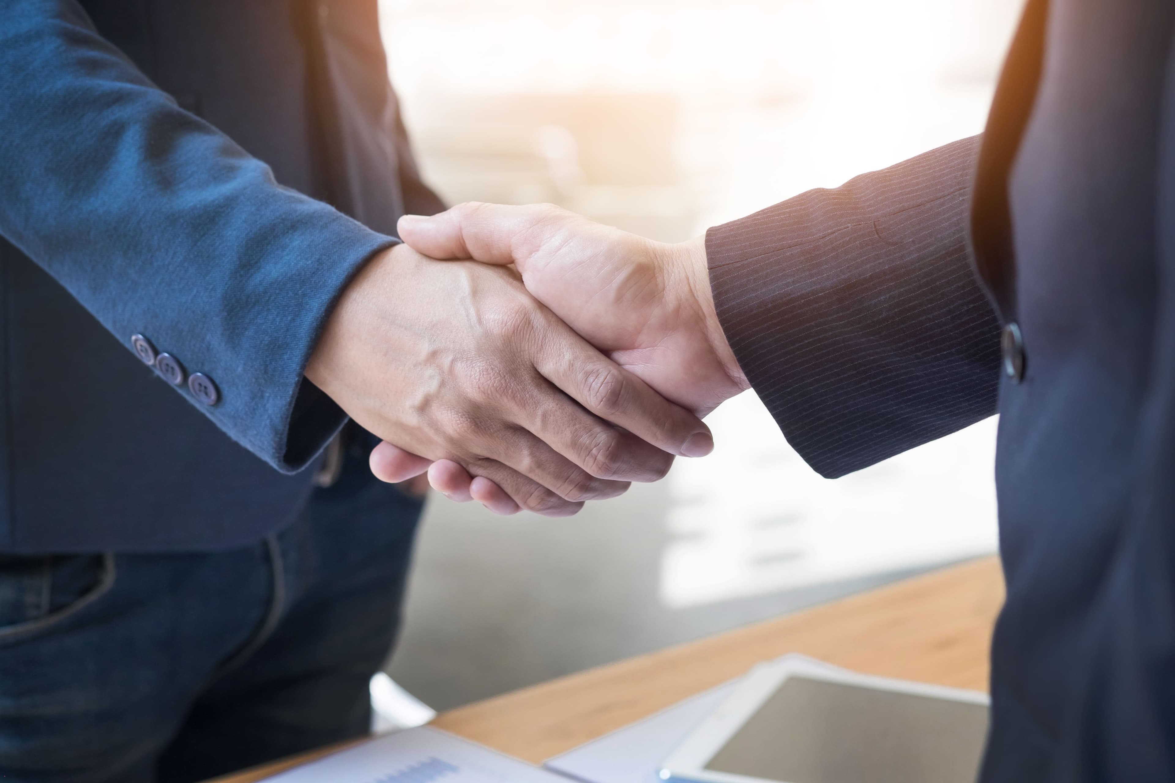 shaking hands